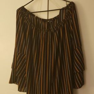 Black stripes shirt